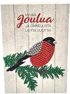 J.K. Primeco timanttimaalauskortti Punatulkku 5kpl - 3