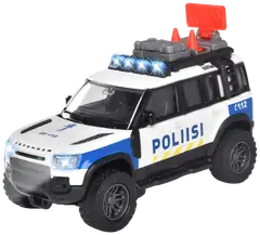 Majorette Grand Series Land Rover, suomalainen poliisiauto, valo- ja äänitoiminto, 12,5 cm - 2