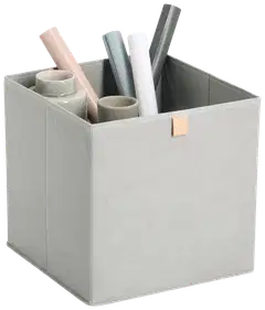 Zeller säilytyslaatikko kuitukangas harmaa - 2