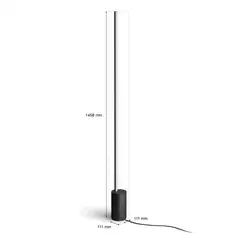 Philips Hue Gradient Signe -lattiavalaisin 29W 2000-6500K 2550LM musta säädettävä monivärinen - 4