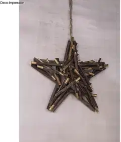 Rayher Hobby oksakappaleet, luonnonvärinen, 0,2-1,2cm ø, luonnonvärinen, 7,5cm, nippu 200g - 3