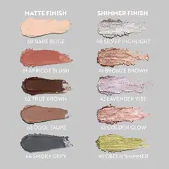 Isadora The Shimmer Eyeshadow Stick Longwear & Water-Resistant luomiväripuikko 43 Golden Glow 1,2 g - 41 Bronze Brown - 7
