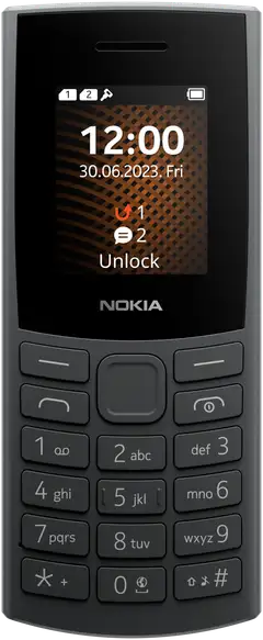 Nokia 105 4G peruspuhelin hiilenharmaa - 1