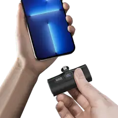 Wave GoPower lisävirta, 5000mAh, Musta - 4