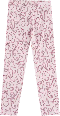 Ciraf lasten legginsit Kyyhky 25TC262819 - Pink A Boo - 2