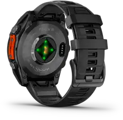 Garmin urheilukello Fenix 8 AMOLED 47 mm tummanharmaa/musta - 8