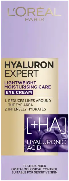 L'Oréal Paris Hyaluron Expert Moisturising Øyekrem til tørr hud 15 ml - 2