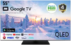 Finlux 55" 4K UHD QLED Google TV 55G10.2GCMB - 3