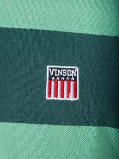 Vinson miesten raidallinen pikeepaita Samir 105621 - Creme de menthe/mediterranea - 5