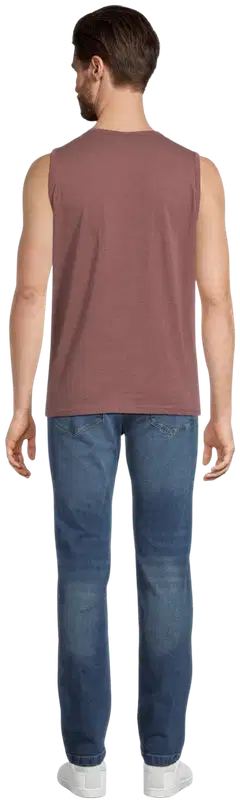 House miesten hihaton t-paita 195HNOS1 - Marron red melange - 3