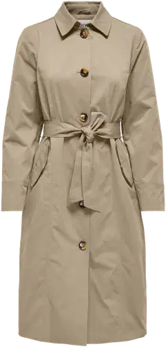 JDY naisten trenssitakki Jdyisadora - Weathered Teak - 1