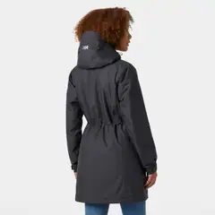 Helly Hansen naisten kevytvanutakki pitkä Westport Ins Coat - ebony - 4