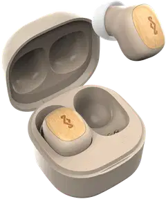 House of Marley langattomat nappikuulokkeet Smile Jamaica, beige/puu - 2