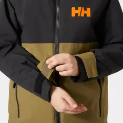 Helly Hansen nuorten tekninen toppatakki Traverse - Sepia - 3