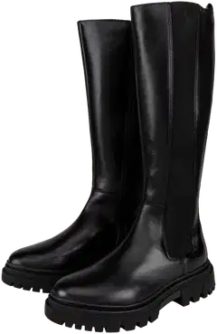 WKLY. naisten nahkasaappaat Olga - Black - 1