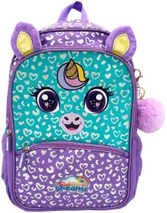 Koulureppu Unicorn pompomilla - 1