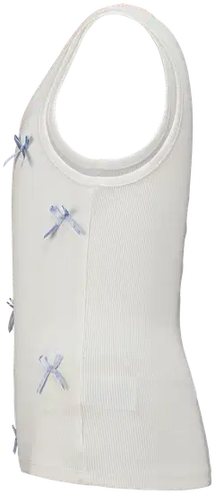 Hailys Lasten toppi Bo44wie - white/cloud blue bows - 2