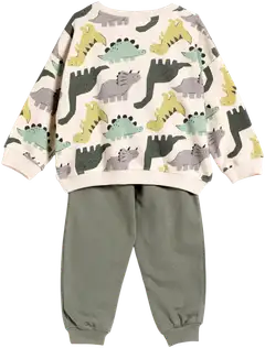 TEX BABY vauvojen collegesetti Dino I274193 - ECRU 2 - 2