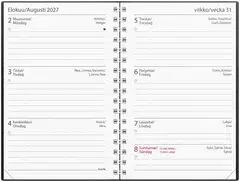 Burde opiskelijan kalenteri Basic 26/27 musta - 2