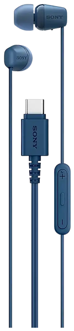 Sony langalliset nappikuulokkeet USB-C liitännällä IER‑EX15CL sininen - 1