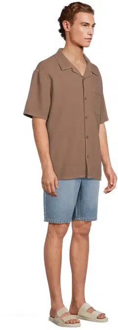 WKLY. miesten lyhythihainen paita 194W152605 - Brown - 4