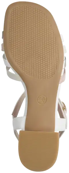Jana shoes sandaali, leveä lesti - WHT/ROSE COMB - 5