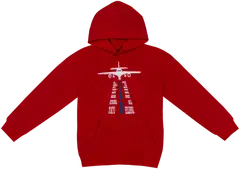 Ciraf lasten huppari plane 25pc261115 - 18-1657TCX SALSA - 1