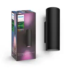 Philips Hue Appear -seinävalaisin ulkokäyttöön 16W 2000-6500K 1180LM musta - 2