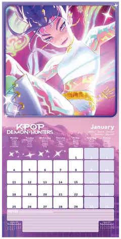 Kalenteri K POP DEMON HUNTERS 2027 - 2