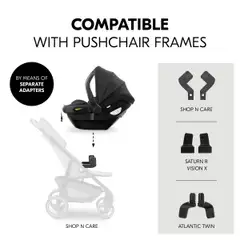 Hauck turvaistuin + telakka Drive N Care Set 40-87 cm musta - 17