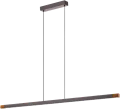EGLO Riippuvalaisin Lisciana led 22W 126x3,5cm puu/harmaa/valkoinen - 1