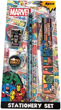 TMNT kirjoitussetti, 4 osaa, erilaisia - 1