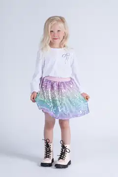 Ciraf lasten juhlahame paljetti 25TC254015 - rainbow color - 4