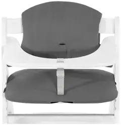 Hauck pehmustesetti syöttötuoliin Highchair Pad tummanharmaa - 1