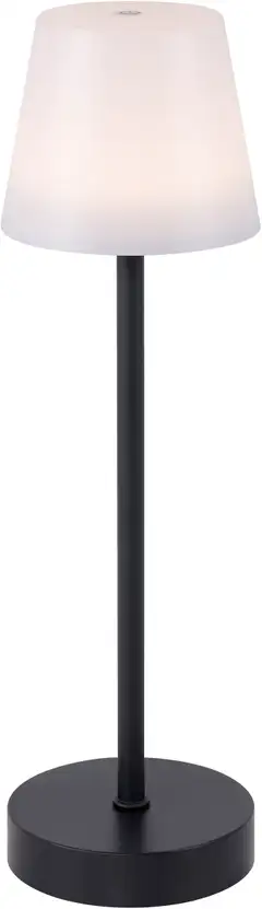 Heat Terde ladattava pöytävalaisin 39 cm  ulos musta  USB lataus 3-portainen himmennys kosketuskytkin - 2