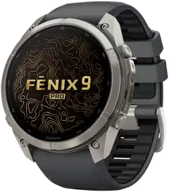 Garmin Fenix 9 Pro 51 mm titaani- ja grafiitinharmaa urheilukello - 2