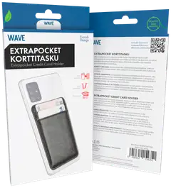 Wave Extrapocket lisäkorttipaikka, Musta - 3