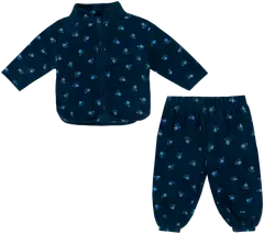 TEX vauvojen fleecepuku tassukuviolla I990840 - Ocean - 1