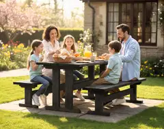 Miljöörakennus Jämerä kalusteryhmä 1500, grafiitin harmaa, 150x150x75cm - 4