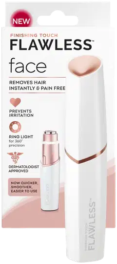 Flawless Face White 4.0 ladattava karvanpoistolaite - 1