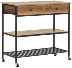 SoBuy keittiösaareke ruskea FKW112-PF - 3