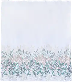 House suihkuverho Leafs 180x200 cm, vihreä/beige/valkoinen - 2
