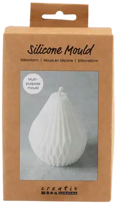 Silikonimuotti, Pisaran muoto urilla, Kork. 8 cm, halk. 7 cm, 1kpl/ 1 pkt - 1