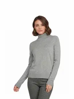 London Fog naisten merinovillapoolo 213L264005 - light grey - 1