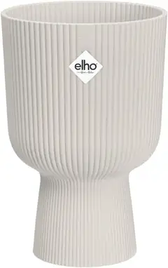 Elho korotettu ruukku vibes coupe 14cm luonnonvalkoinen - 1