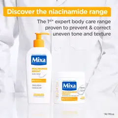 Mixa Niacinamide Bright Ravitseva voide tummia läiskiä vastaan, erittäin kuivalle iholle 400ml - 9