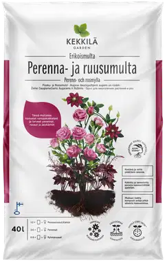 Kekkilä Perenna- ja ruusumulta 40 l, lava 70 säkkiä - 2