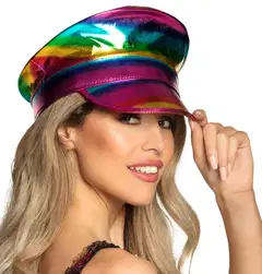 Kapteenin hattu sateenkaaren värit - 4