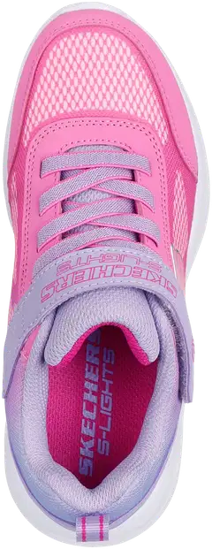 Skechers lasten vilkkulenkkari Sola Glow Ombre Deluxe - PINK/LAVENDER - 4