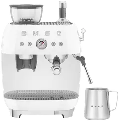 Smeg espressokeitin myllyllä valkoinen EGF03WHEU - 6